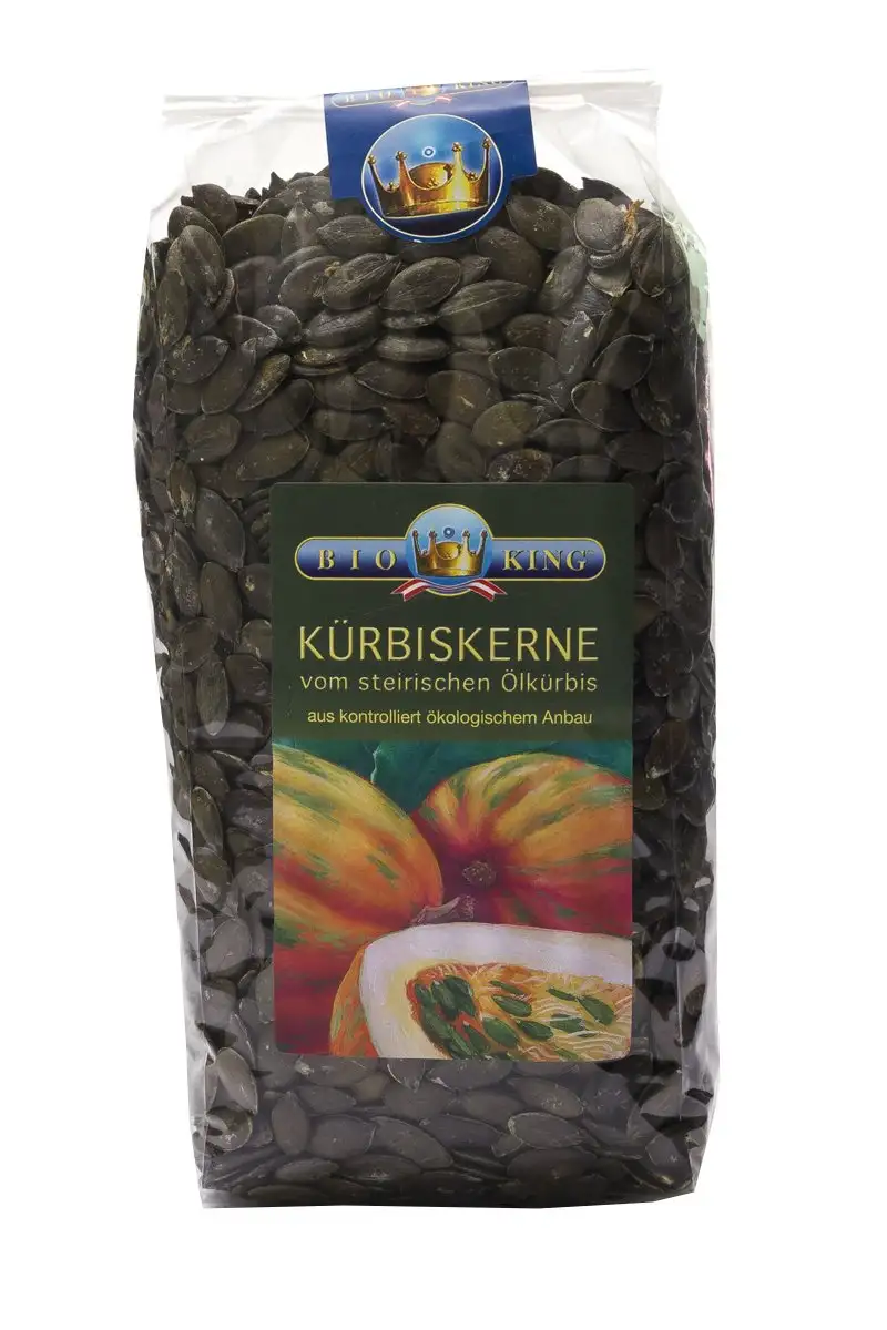BioKing 1kg BIO KÜRBISKERNE vom steirischen Ölkürbis