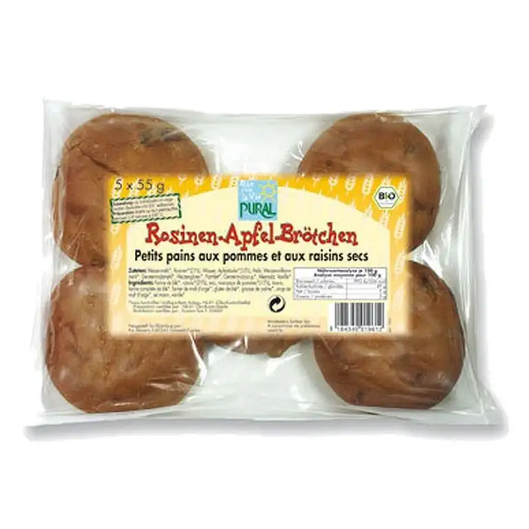 Pural Bio Rosinen-Apfel-Brötchen (1 x 275 gr)