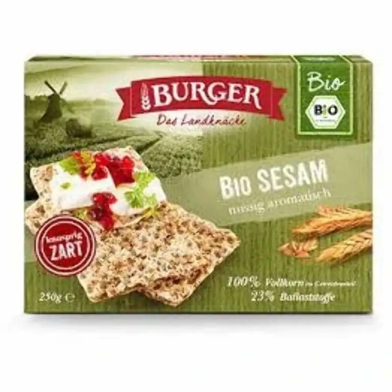 Burger Knäckebrot Sesam