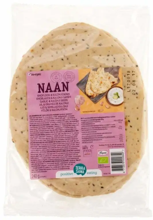 Terrasana Bio Naan Knoblauch Kalonji (2 x 240 gr)