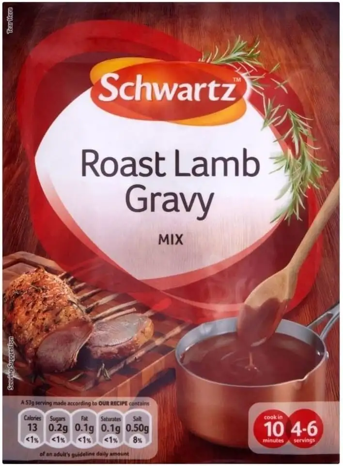 Schwartz Lammbraten Gravy Mix (26g) - Packung mit 2