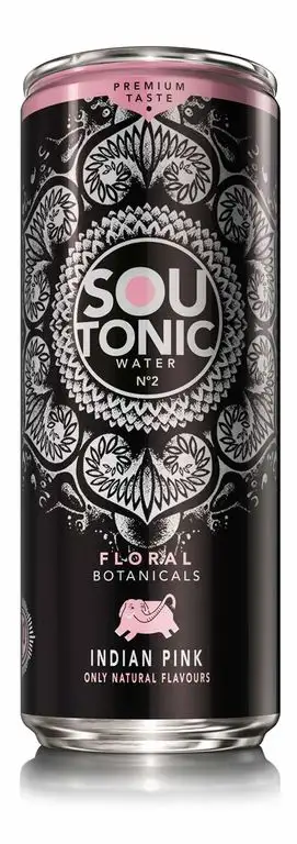 Sou Tonic Pink, Floral Botanicals - 33cl (natürliches Chinin) [Packung mit 24]