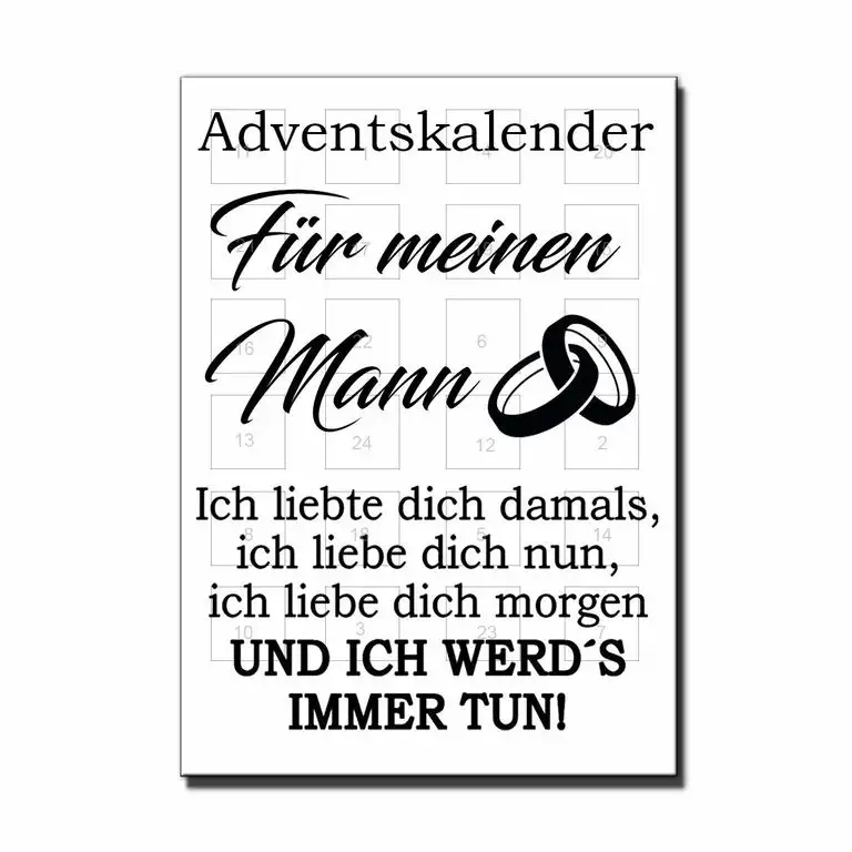 Lieblingsmensch Adventskalender - Für deine Liebsten (Mann)