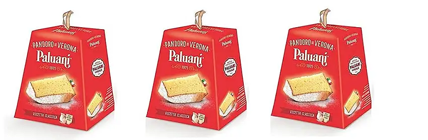 3x Paluani Pandoro di Verona ricetta classica weich pandoro mit Puderzucker 750g
