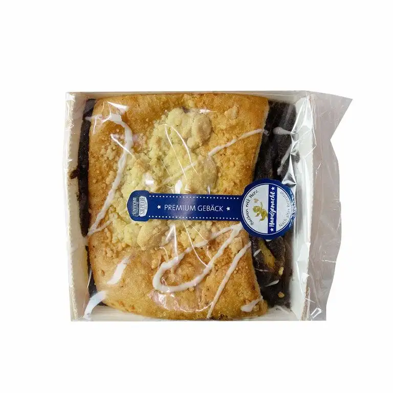 Mohnstriezel - Hefeblätterteig mit saftiger Mohnfüllung (1 x 300g)