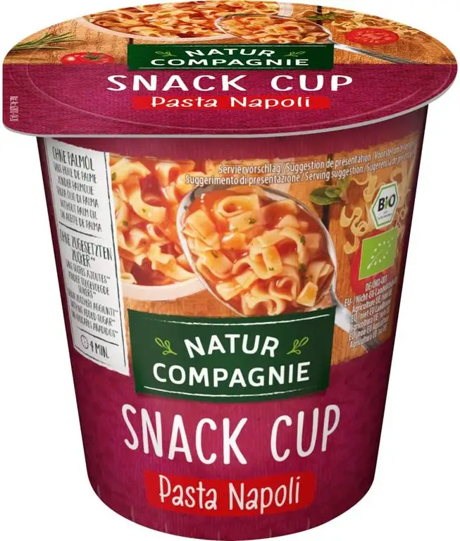 Natur Compagnie Bio Bechergericht Pasta Napoli (6 x 59 gr)