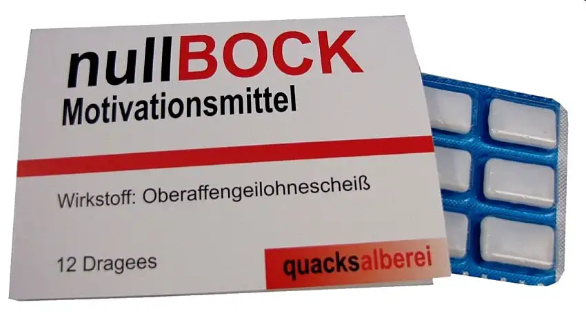 quacksalberei Witzige Kaugummis "null Bock"