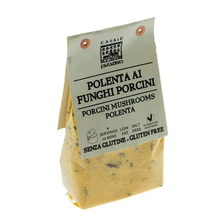 Polenta ai funghi porcini, Polenta mit Steinpilzen, 300 g