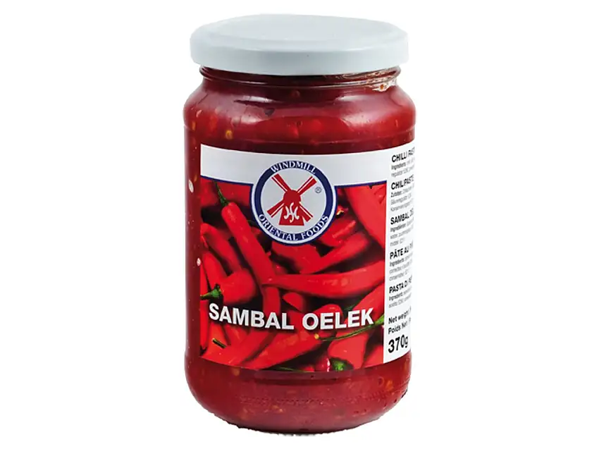Windmill Chilipaste Sambal Oelek 370g, 12er Pack (12 x 370 g)
