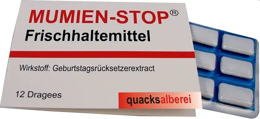 quacksalberei Witzige Kaugummis "MUMIEN-STOP"