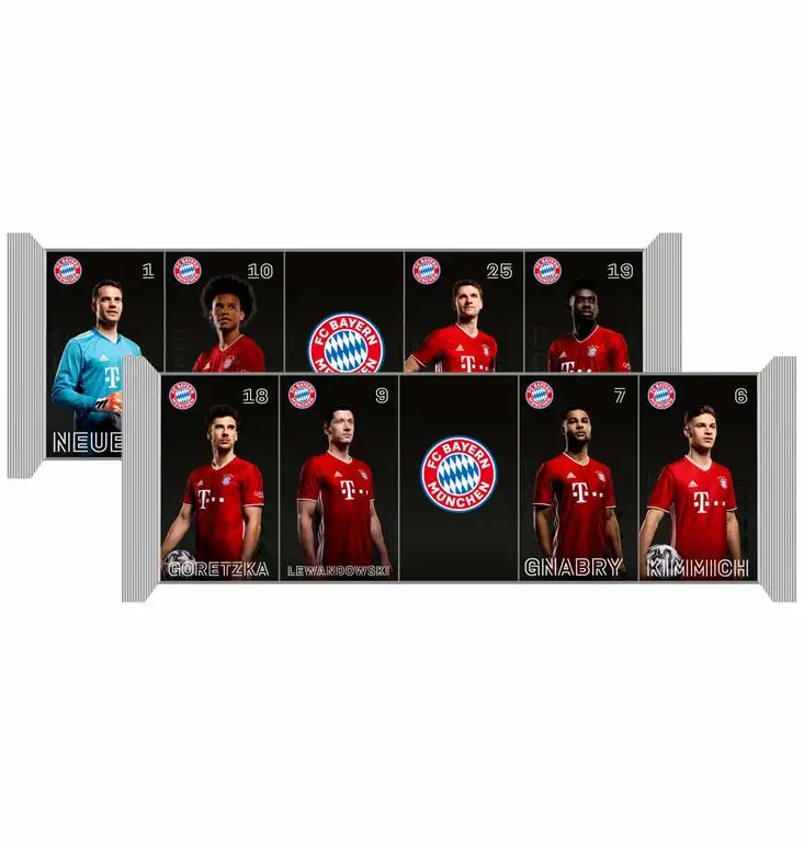 FC Bayern Schokolade ***Spieler*** 150 Gramm