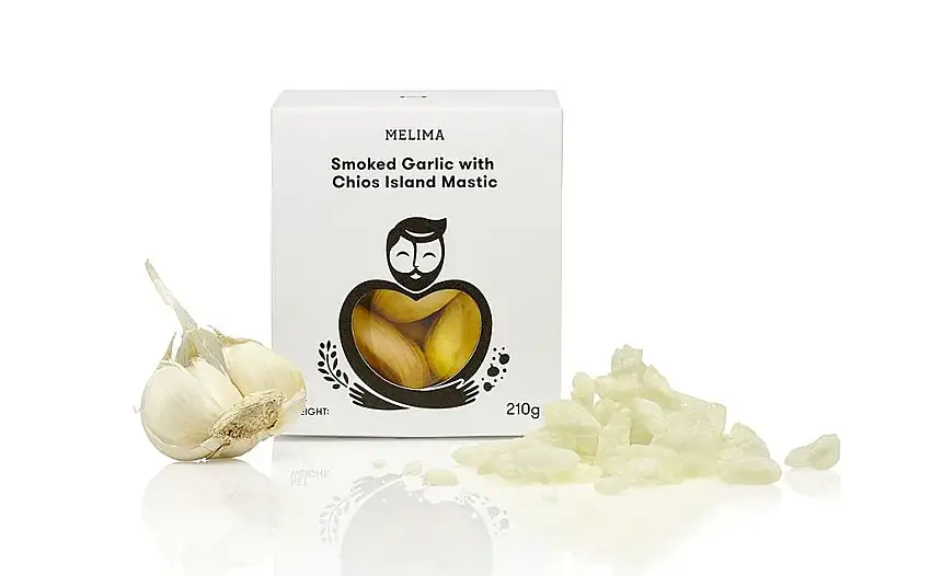 Melima geräucherter Knoblauch mit Chios Insel Mastix, 1er Pack (1 x 210 g)