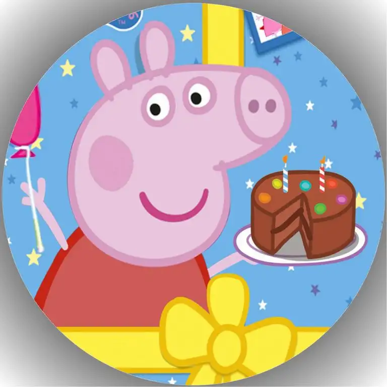 Premium Esspapier Tortenaufleger Tortenbild Geburtstag Peppa Pig T36