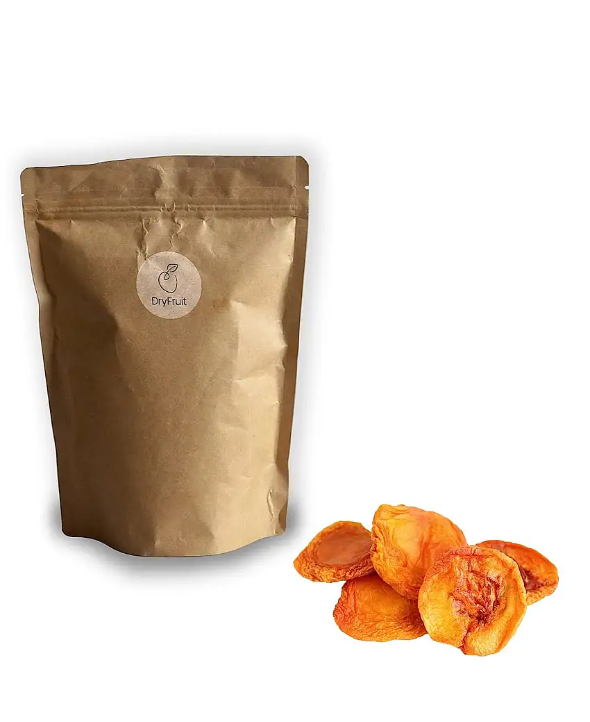 Pfirsich getrocknet 1Kg | Jumbo Choice | leicht geschwefelt | ungesüßt | saftig und aromatisch | entsteint | gesunder Snack |getrocknete Früchte