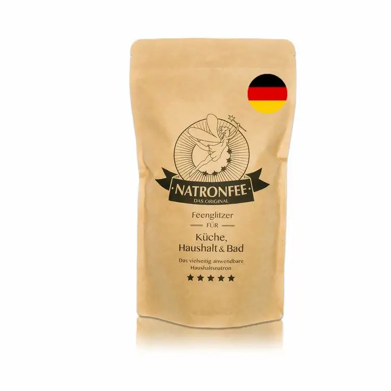 Natron Backpulver bzw. Baking Soda – Extra feines Natron-Pulver zum Backen und Kochen – Natriumhydrogencarbonat E500 (ii), 1000g. In Deutschland hergestellt.