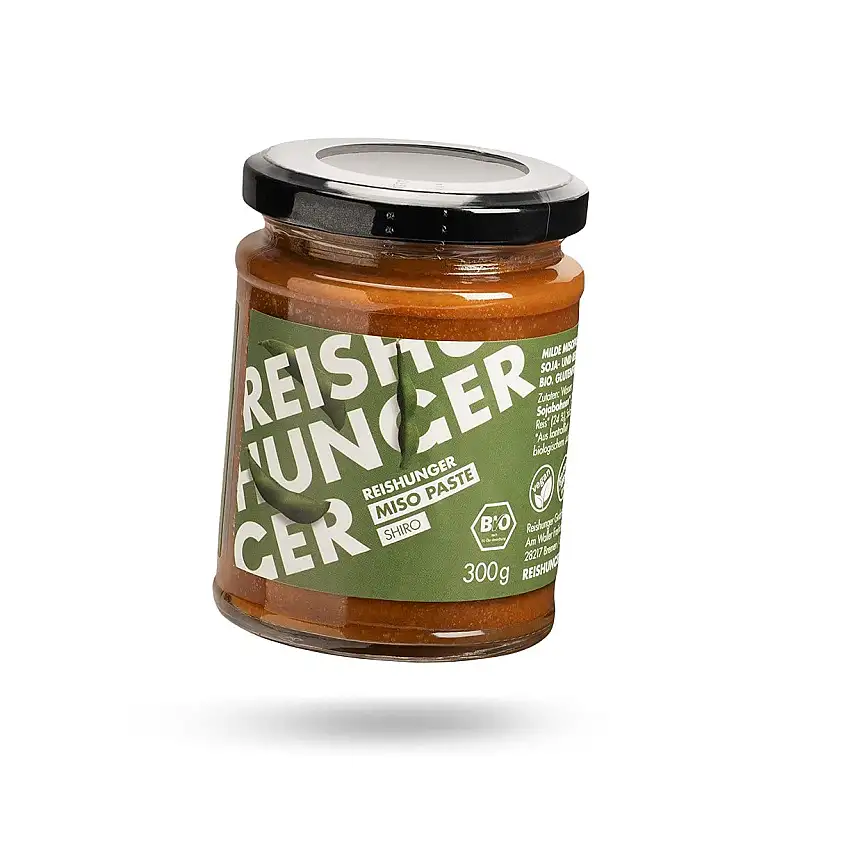 Reishunger Bio Shiro Miso Paste, 300g – Helle Miso Paste mit feiner Umami Note nach Original Japanischer Rezeptur – Ideal für Ramen Suppe und weitere Gerichte der japanischen Küche