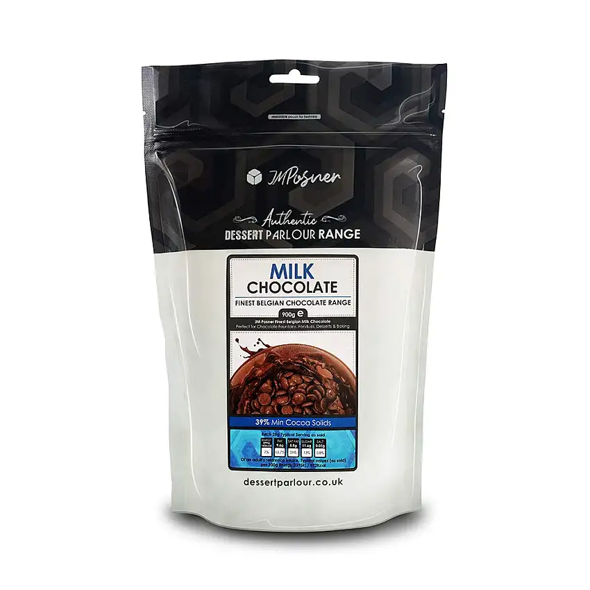 Schokolade für Schokobrunnen, Vollmilch, 900 gr - JM Posner