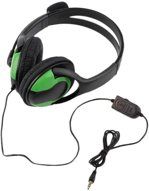Noradtjcca Hot 3,5 mm Audio-Kabel-Gaming-Headset-Kopfhörer-Kopfhörer Steoro Mikrofon für Playstation 4 PS4 Gaming PC Chat für iPad / Mp3 / 4