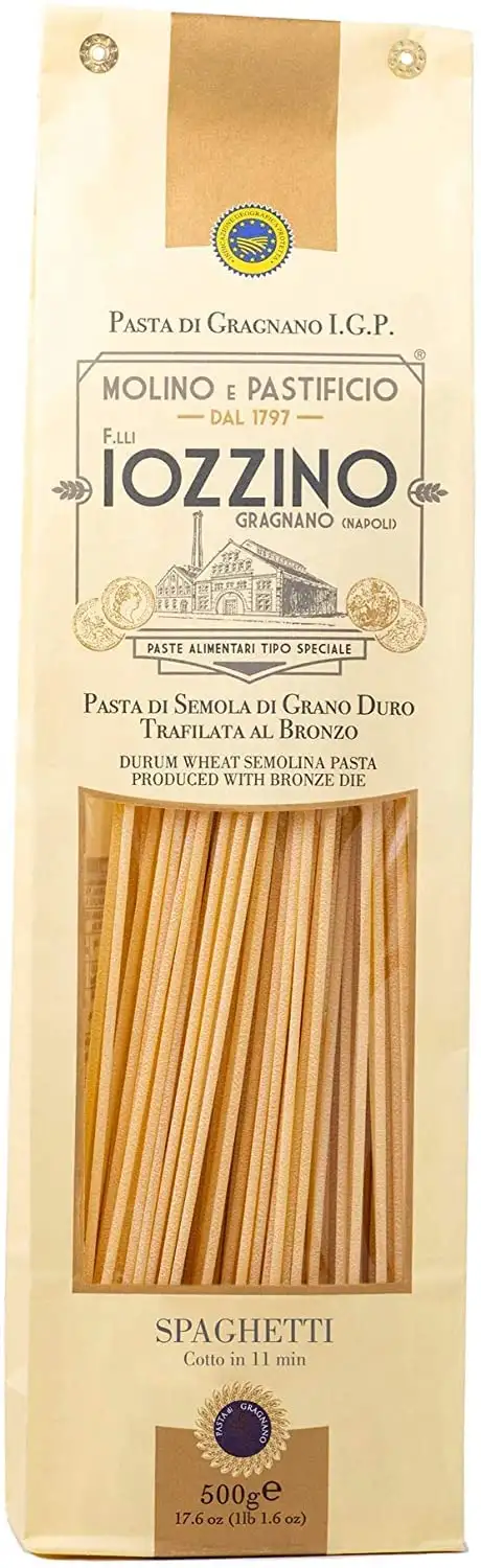 Pastificio F.lli Iozzino - Hartweizen Pasta g.g.A - Spaghetti di Gragnano 3Kg (6x500g)