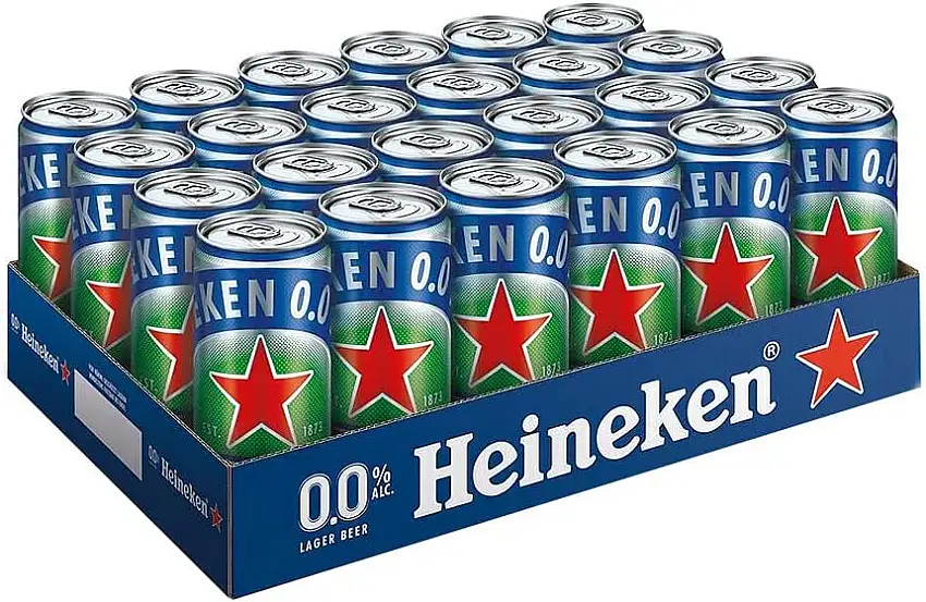 Heineken 0,0% Alkoholfrei 24 x 500ml EU Dosenbier