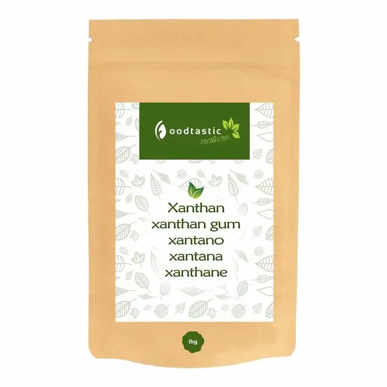 Foodtastic Xanthan 1000g / 1kg I sehr kalorienarm und günstig, Low Carb Backzutat I Verdickungsmittel I Premium Xanthan Gum E415 I Alternative zu Tapiokastärke und Johannisbrotkernmehl