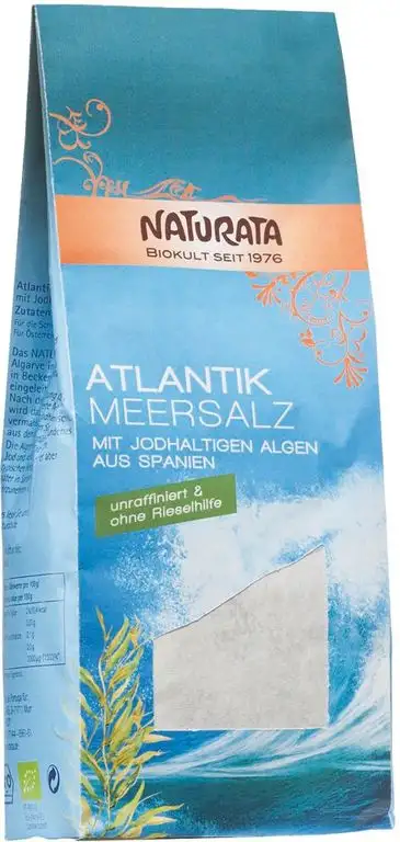 Naturata Bio Atlantik Meersalz mit jodhaltigen Bio Algen (1 x 500 gr)