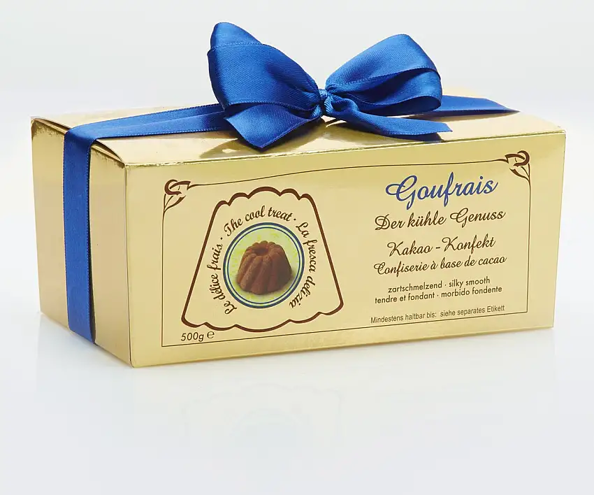 Goufrais Schokolade Kakao Konfekt feinste Gugelhupf Pralinen Schoko Geschenkset Trüffel Kakao-Konfekt Praline Box 500 g