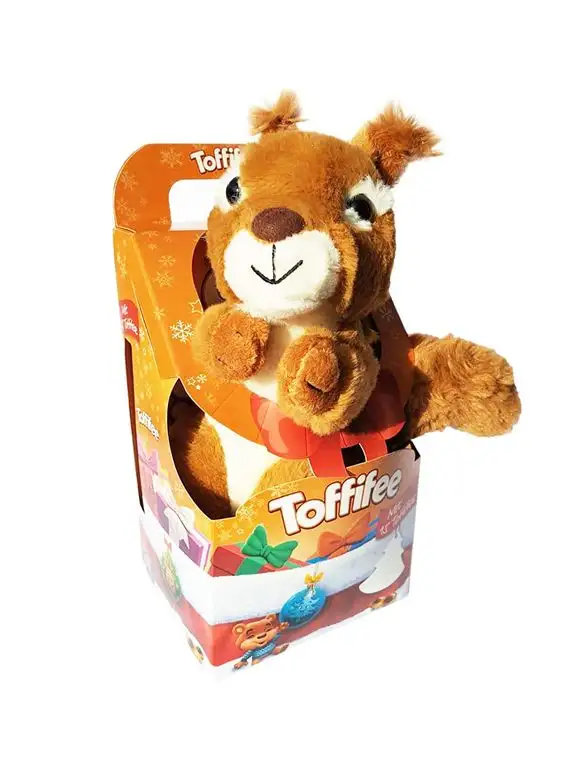 Toffifee mit Plüschtier EICHHÖRNCHEN (125 Gramm / enthält 15 Toffifee) LIMITED EDITION