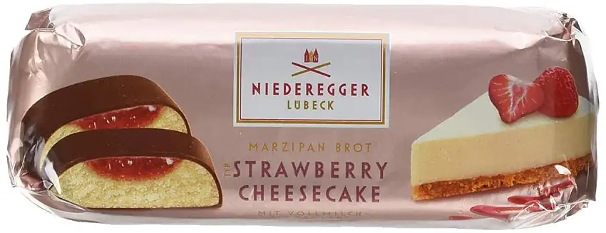 Gefülltes Marzipan Brot Strawberry, 5er Pack, (5 X 75g)