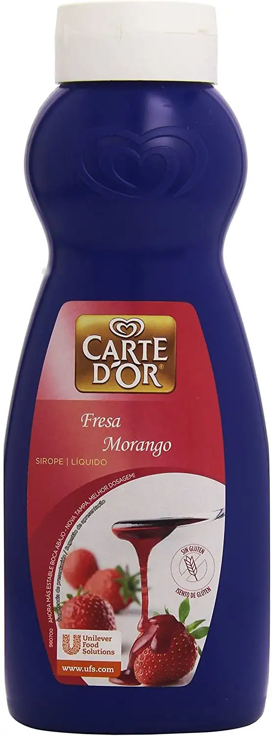 Carte D'Or - Flüssiger Sirup - Erdbeergeschmack, ideal zum Verfeinern der leckersten Desserts - 730 ml