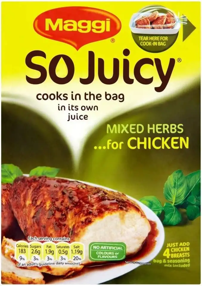 Maggi So Juicy Mixed Herbs für Chicken (30 g) - Packung mit 2