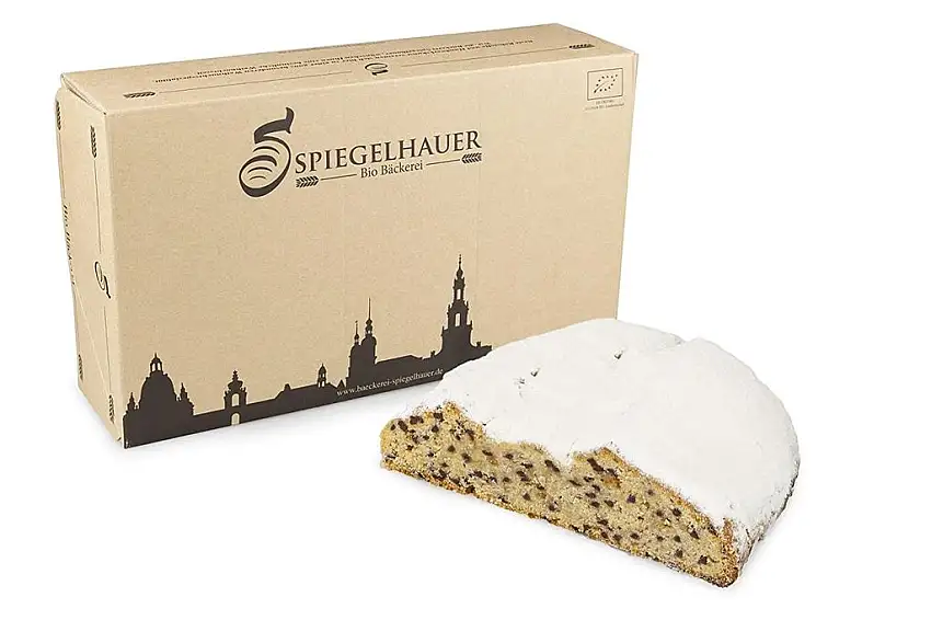Bio Schokostollen 1 kg im Präsentkarton