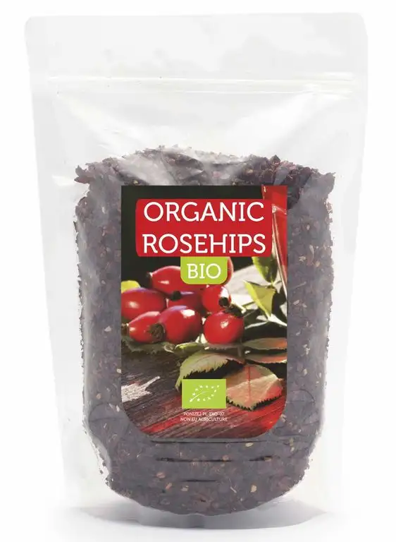 Bio Hagebuttenschalen 1kg, Ideal für Tee, ohne Samen, eine natürliche Quelle für Vitamin C
