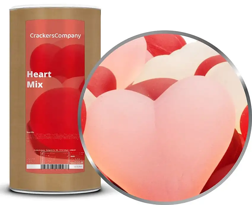 1 x 900g Fruchtsaftgummi in Herzform Gummibonbon Gelatinefreie Stärke Herzen vegetarisch glutenfrei laktosefrei romantisch