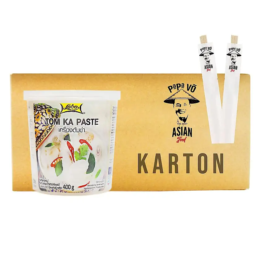 3er Pack (3x400g) Lobo Tom Ka Paste für Tom Kha Suppe (Papa Vo®)
