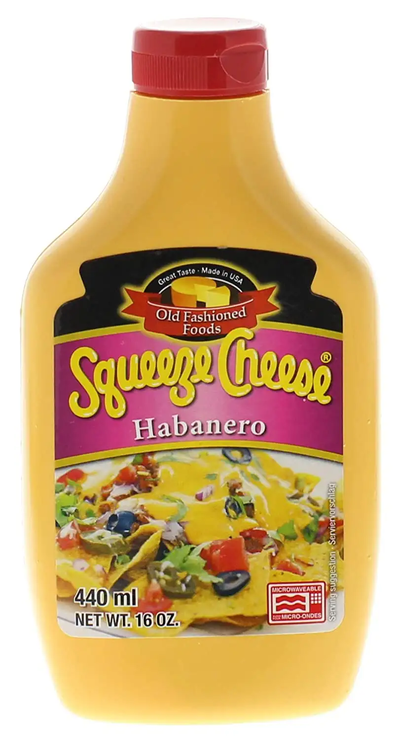 Old Fashioned Foods - Squeeze Cheese Habanero Soße - 0,44l