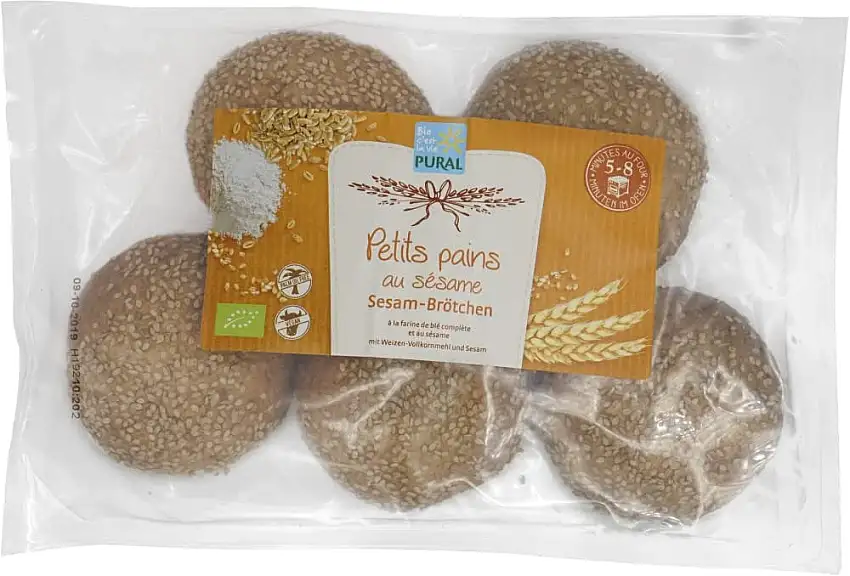 Pural Sesam-Brötchen zum Aufbacken (275 g)