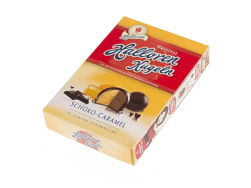 Halloren Kugeln Schoko-Caramel in Zarter Schokolade
