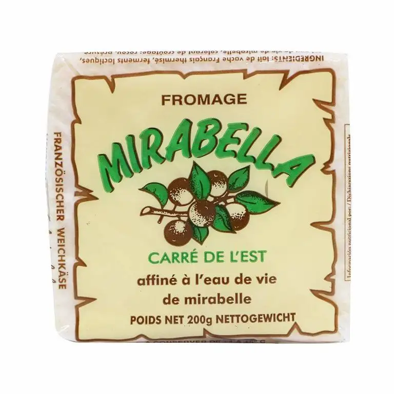 Französischer Weichkäse mit Mirabellenschnaps (200g)