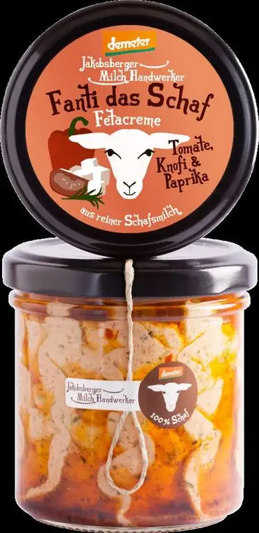 Jakobsberger MilchHandwerk Bio Fanti das Schaf Demeter Frischkäse aus Schafmilch von waschechten Bauern (6 x 135 gr)