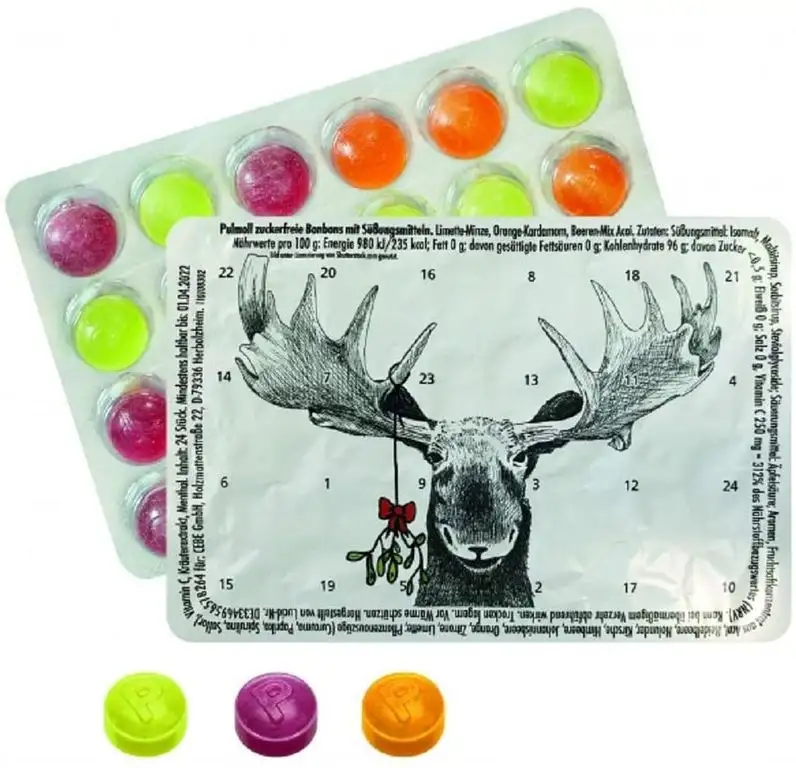 Kleinster Adventskalender Welt - Rentier - Pullmoll - Bei Kauf von 3 Kalendern gibt's den 4. gratis