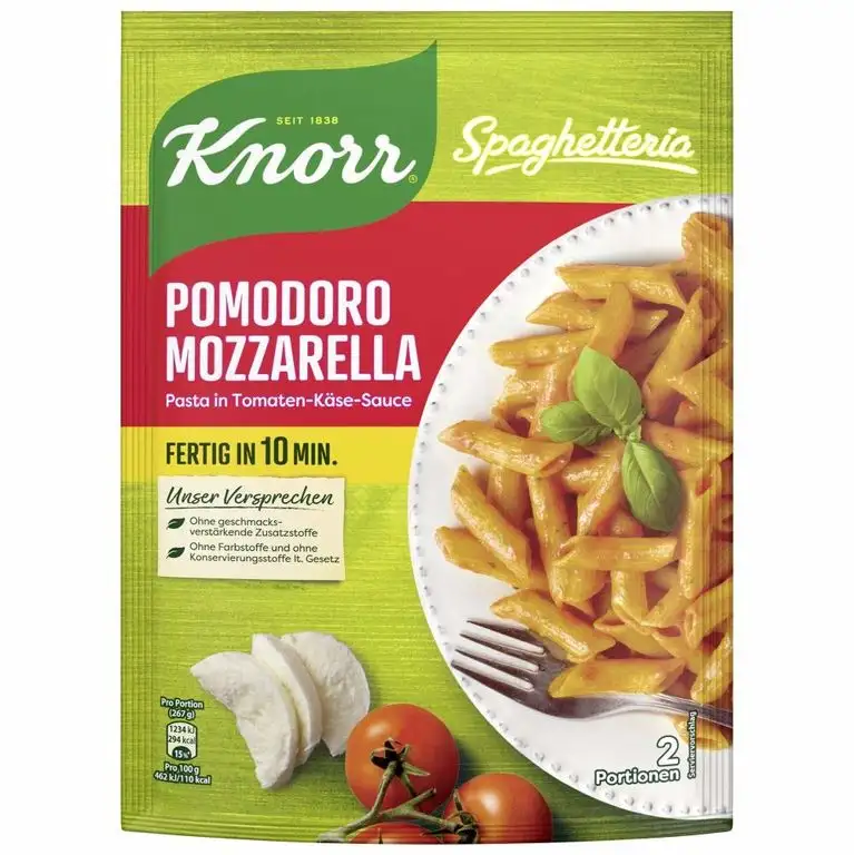 Knorr Spaghetteria Nudel-Fertiggericht Pomodoro Mozzarella 163 g