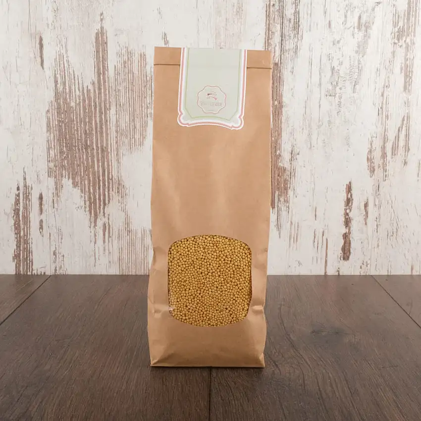 süssundclever.de® Bio Senfsamen | Senfsaat | 1,0 kg | gelbe Senfkörner | plastikfrei und ökologisch-nachhaltig abgepackt