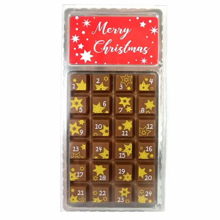 Weibler Geschenkpackung Adventskalender Vollmilch 30g