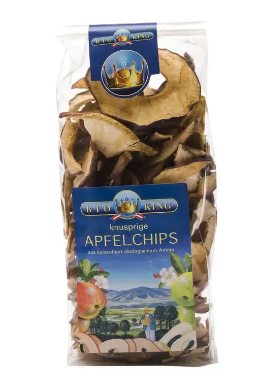 BioKing 4x 100g knusprige BIO APFELCHIPS (EUR 3,49 / Pkg.)