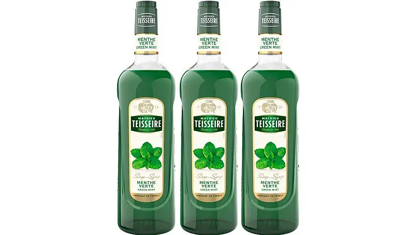 Teisseire Sirup Set Grüne Minze - 3 x 1L