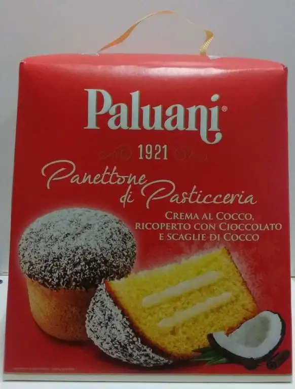 Panettone Crema al Cocco 750 gr. /Paluani