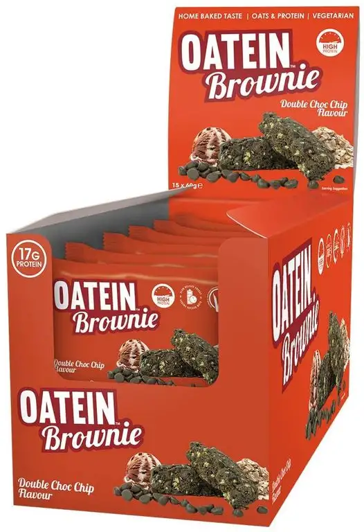 Oatein Brownie 15x60g Doppel Choc Chip