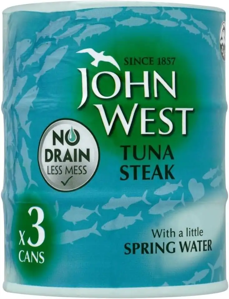 John West Thunfischsteak In Quellwasser Keine Ablauf (3X120G)