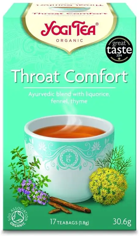 Yogi Tea Throat Comfort 17 Teabags (Pack of 6, Total 102 Teabags)